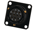 Panel-mount socket, MIL-C-26482 Series I, Receptacle / Socket, 16-26, 7.5A