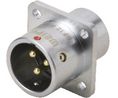 Panel-mount plug, Plug, 5 Contacts, 5A, 180VAC, IP67