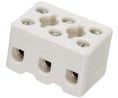 Terminal Block, White, 16A, 450V, Poles - 2