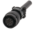Cable socket, MIL-C-26482 Series I, Plug / Socket, 12-10, 7.5A