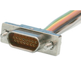 DA-15 Micro-D female connector, 3A