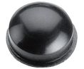 Rubber Feet, Hemispherical, 11.2x11.2x5mm, 70 Shore A, White
