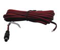 DC-Anschlusskabel, 2.1x5.5x9.5mm Stecker - Offene Enden, Gerade, 5m, Schwarz/rot