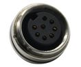 Mini Connector Socket 8 Contacts, 5A, 125V, IP67