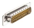 Amphenol ICC 25 Way Panel Mount D-sub Connector Plug, 2.76mm Pitch