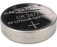 Button Cell Battery, Lithium, CR2477, 3V, 1Ah