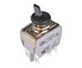 Toggle Switch, Panel Mount, On-On, DPDT, Tab Terminal
