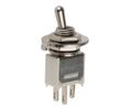 Toggle Switch, Panel Mount, On-On, SPST, Solder Terminal