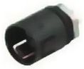Circular Connector, 3 Contacts, Panel Mount, Subminiature Connector, Socket, Male, IP67, 620 Series