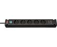 Grenuttag Bremounta 5x DE typ F (CEE 7/3)-uttag / USB-A-uttag - DE typ F (CEE 7/4)-kontakt Svart 3m