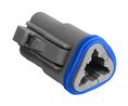Housing, PX01, Grey, Plug, Poles - 3