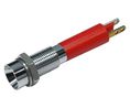 LED Indicator, Red, 8mcd, 24V, 6mm, IP67