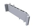 Sockel ohne Fuss für DIN-Schienenhalterung, Euro, 35x119.5x17.6mm, Grau, Polyamid, IP20