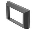 Front Bezel, Plastic, Black, EAO 02 Series