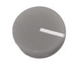 Cap Round 7.2mm Light Grey Polyamide Classic Collet Knobs