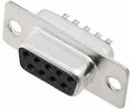 D-Sub Connector, Socket, DE-9, Solder Cup, Pack of 5 pieces