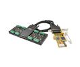 Schnittstellenmodul, RS-232 / RS-422 / RS-485, DB44 female, PCIe