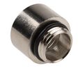 Rohrvergrößerer PG7 / PG9 Messing Gerade Metallic