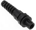 Wartels, 3.5 ... 7mm, M12, Polyamide, Zwart, 10 ST