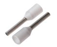 Bootlace Ferrule 0.5mm² White Pack of 100 pieces