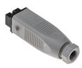 ST IP54 Grey, Black Cable Industrial Power Connector2+PE, Rated At 16 A, 250 V, Grey / Black, Cable Mount, 16A, IP54, 250V