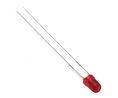 Broadcom1.7 V Red LED 3 mm (T-1) Through Hole, HLMP HLMP-1700 Rot Packung à 10 Stück