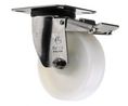 LAG Braked Swivel Castor Wheel, 150kg Capacity, 100mm Wheel, 100mm, 150kg