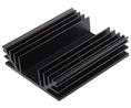Heatsink, Universal Rectangular Alu, 1.5K/W, 100 x 88 x 25mm, Screw Mount