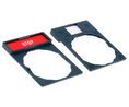 Legend Holder Kit 22mm Stop Firkantet Svart Harmony XB5 / Harmony XB4, Pakke med 10 stykk
