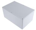 Grey Die Cast Aluminium Enclosure, Grey Lid, 222.2 x 146 x 106.5mm