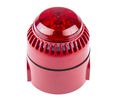 Sounder Beacon Red 28VDC 102dBA IP54 Panel Mount