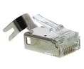 Modulär kontakt, Kontakt, RJ45, CAT6a, Rak, Positioner - 8, Antal kontakter - 8, Skärmad