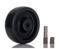 Tente Black Corrosion Resistant Trolley Wheel, 250kg