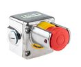 IDEM ES Series Twist Release Emergency Stop Push Button, Surface Mount, 2NC + 1NO, IP69K