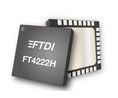 FT4222HQ-D-T, USB-ohjain, 3,4 Mbps, 5 V, 32-nastainen VQFN-levy