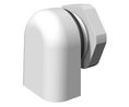 Rainproof Ventilator, 29.97mm, Polycarbonate, Grey