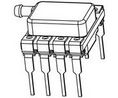SENSOR PRES 1PSI DIFF 5V DIP, 50 ST