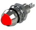 LED Indicator 24V DC Fixed Red Soldering Lugs