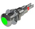 LED Indicator Green 8.1mm 6VDC 15mA