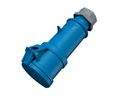 CEE Socket, Blue, 3P, Cable Mount, 6mm², 32A, IP44, 230V