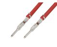 Färdigterminerad ledning, Squba 3.6 Hane - Squba 3.6 Hane, 300mm, 16AWG, Paket med 5 delar