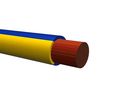 Stranded Wire PVC 1.5mm² Bare Copper Blue / Yellow R2G4 100m
