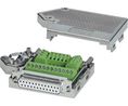 D-Sub Connector Kit, DB-25 Socket, Screw Terminal, ABS