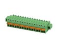 Pluggable Terminal Block, Straight, 3.5mm Pitch, 16 Poles