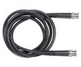 BNC Test Lead, 75Ohm PTFE Brass 1.83m 0.26mm² Black