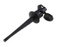Minipincer Test Clip 300V 5A Gold-Plated Beryllium Copper Black Pack of 2 pieces