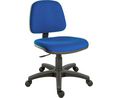 Blue Fabric Typist Chair, 90kg Weight Capacity