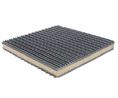 457mm Anti Vibration Mat 75psi Cork +100°C -50°C 457 x 457mm 22mm