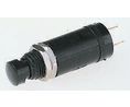 Arcolectric (Bulgin) Ltd 0919 Series Miniature Push Button Switch, Momentary, Panel Mount, 7.1mm Cutout, SPST, 250V ac SPST Panel Mount