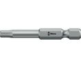 Wera Hexagon Screwdriver Bit, 2 mm Tip, 1/4 in Drive, Hexagon Drive, 50 mm Overall